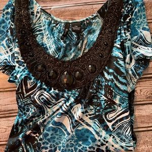 New directions blouse, petite medium